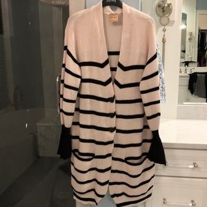 EUC (Nude) brand beautiful long wool sweater.  Designer Brand